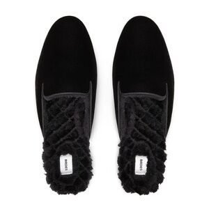 Birdies The Phoebe Black Velvet Mule